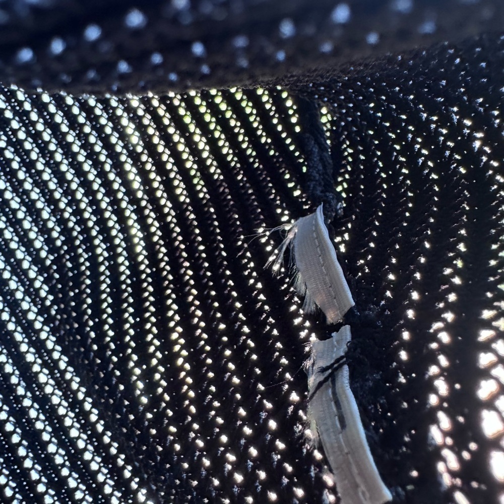 Rachel Roy Black Sleeveless Mesh Knit Sheer Top - Picture 6 of 6
